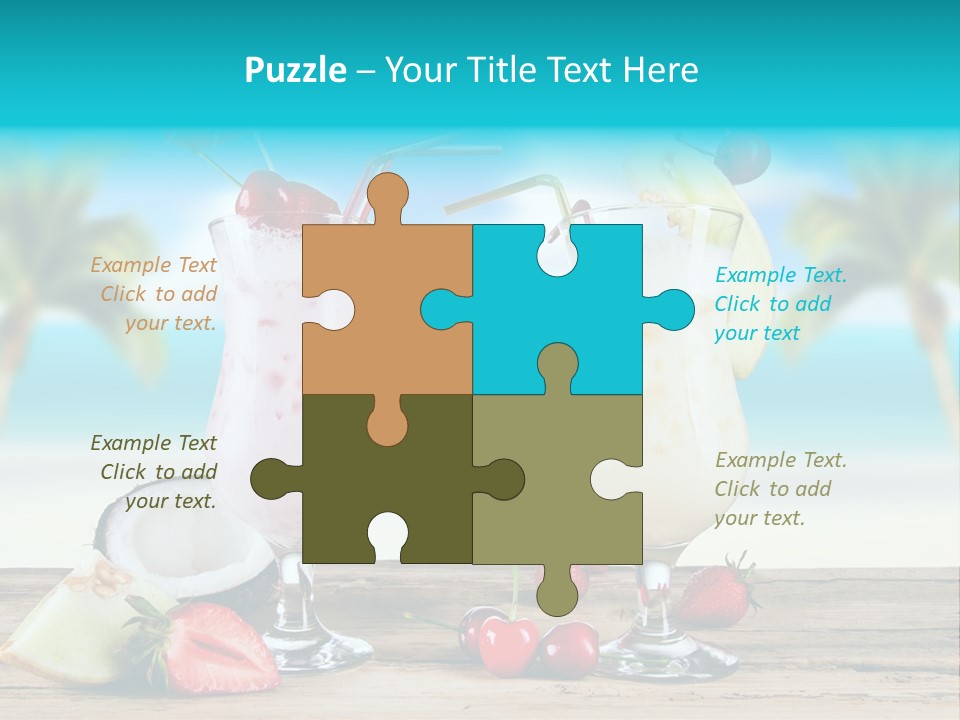 Cold Sky Summer PowerPoint Template