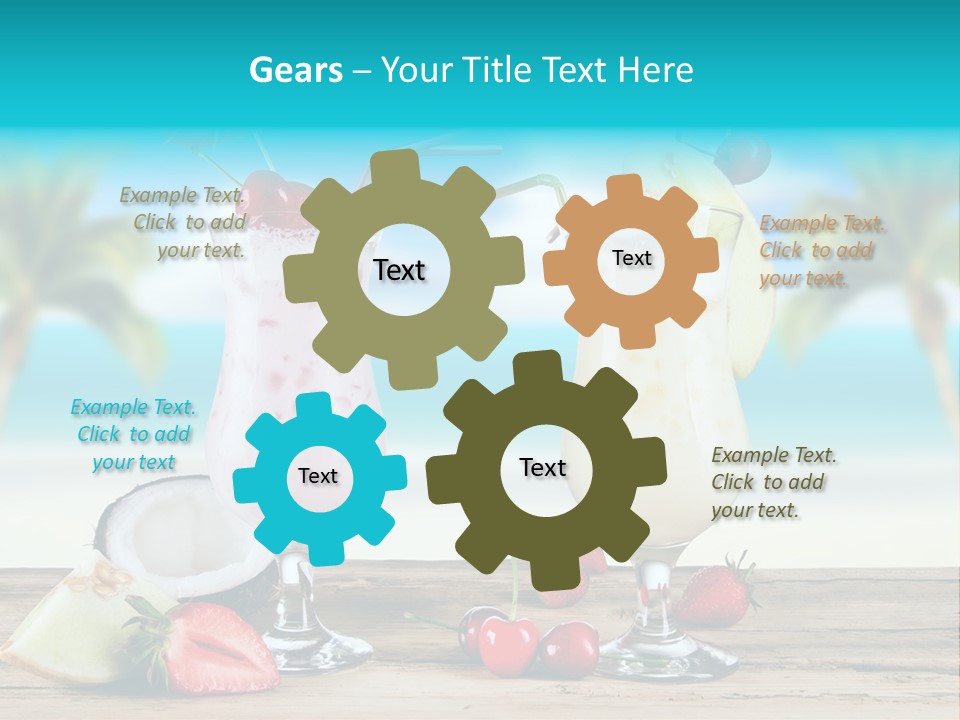 Cold Sky Summer PowerPoint Template