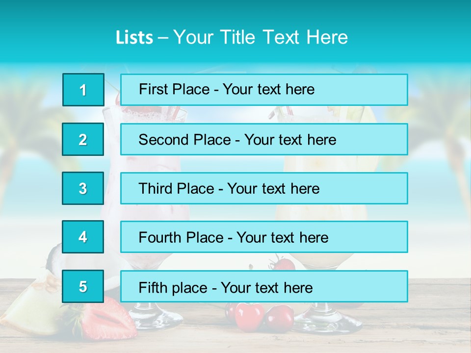 Cold Sky Summer PowerPoint Template