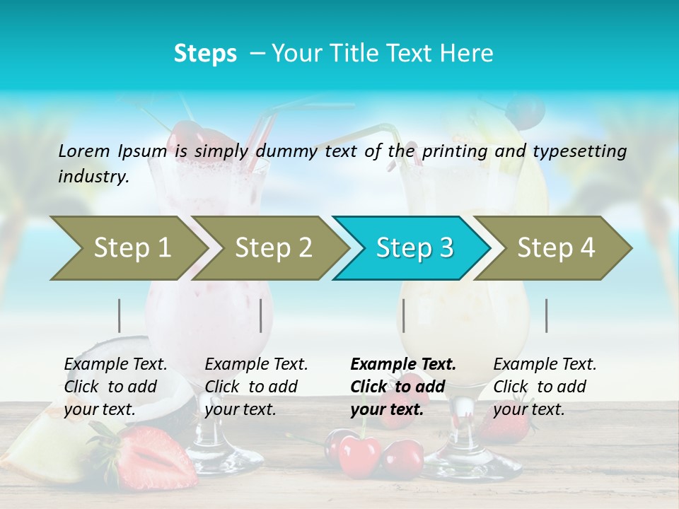 Cold Sky Summer PowerPoint Template