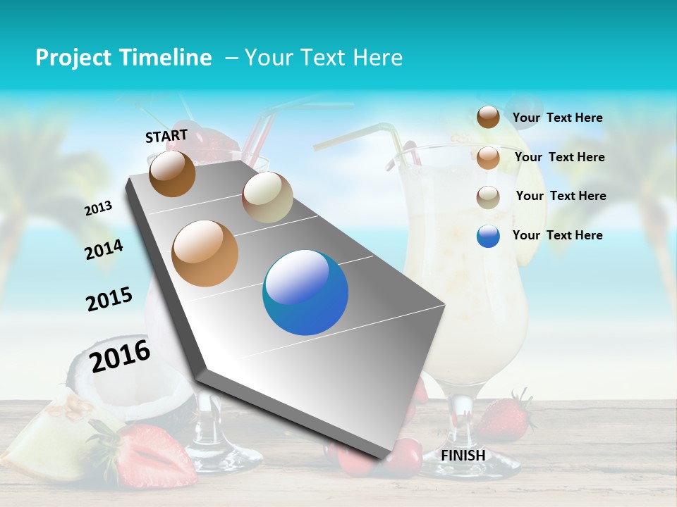 Cold Sky Summer PowerPoint Template