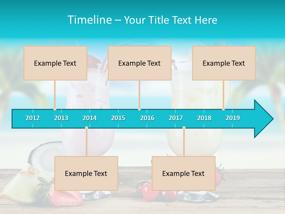 Cold Sky Summer PowerPoint Template
