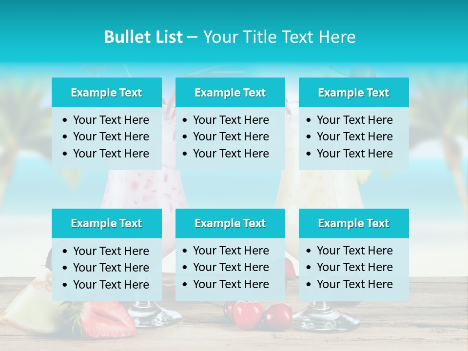 Cold Sky Summer PowerPoint Template