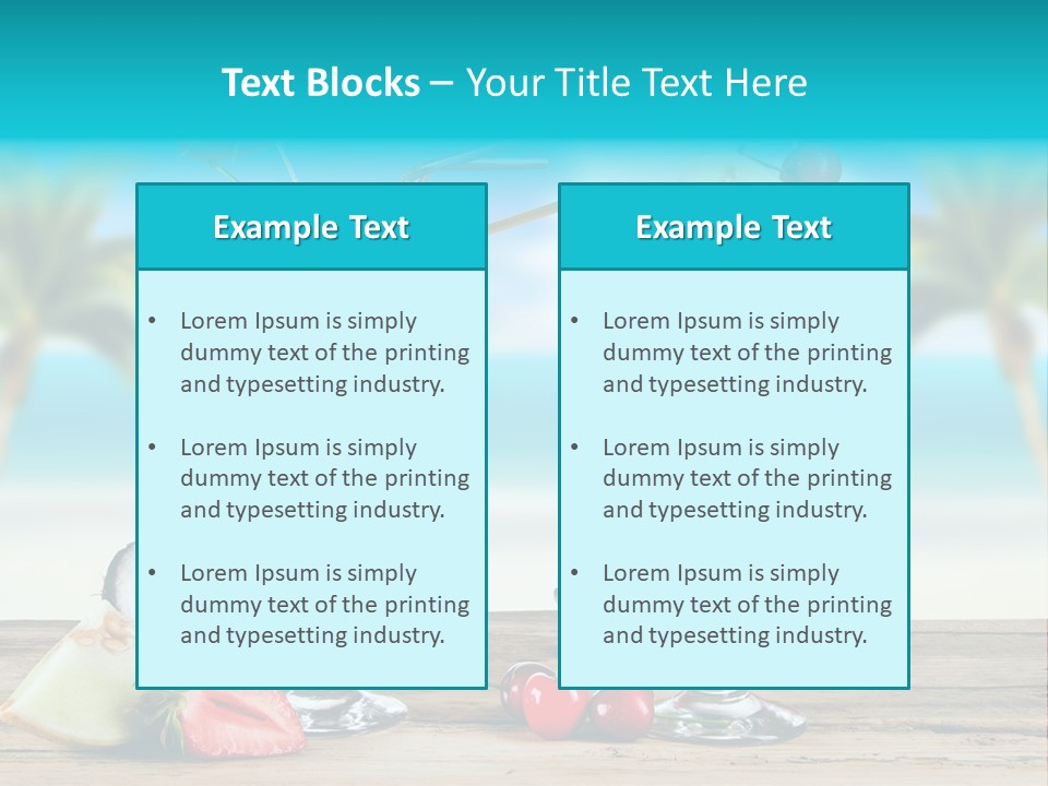 Cold Sky Summer PowerPoint Template