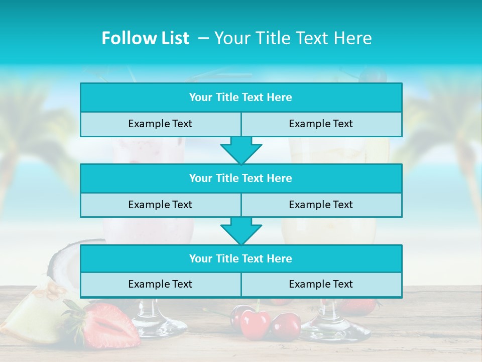 Cold Sky Summer PowerPoint Template