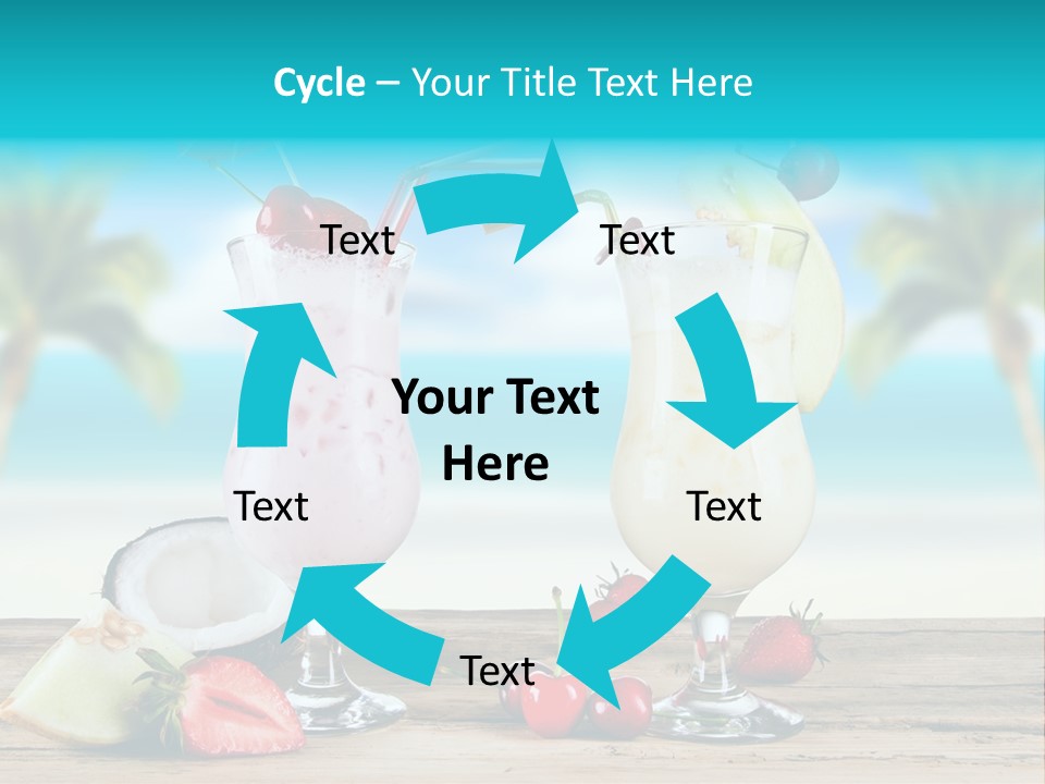 Cold Sky Summer PowerPoint Template