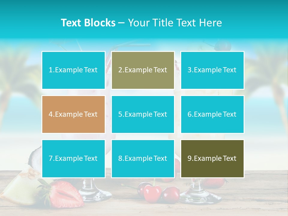 Cold Sky Summer PowerPoint Template