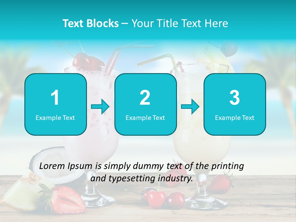 Cold Sky Summer PowerPoint Template