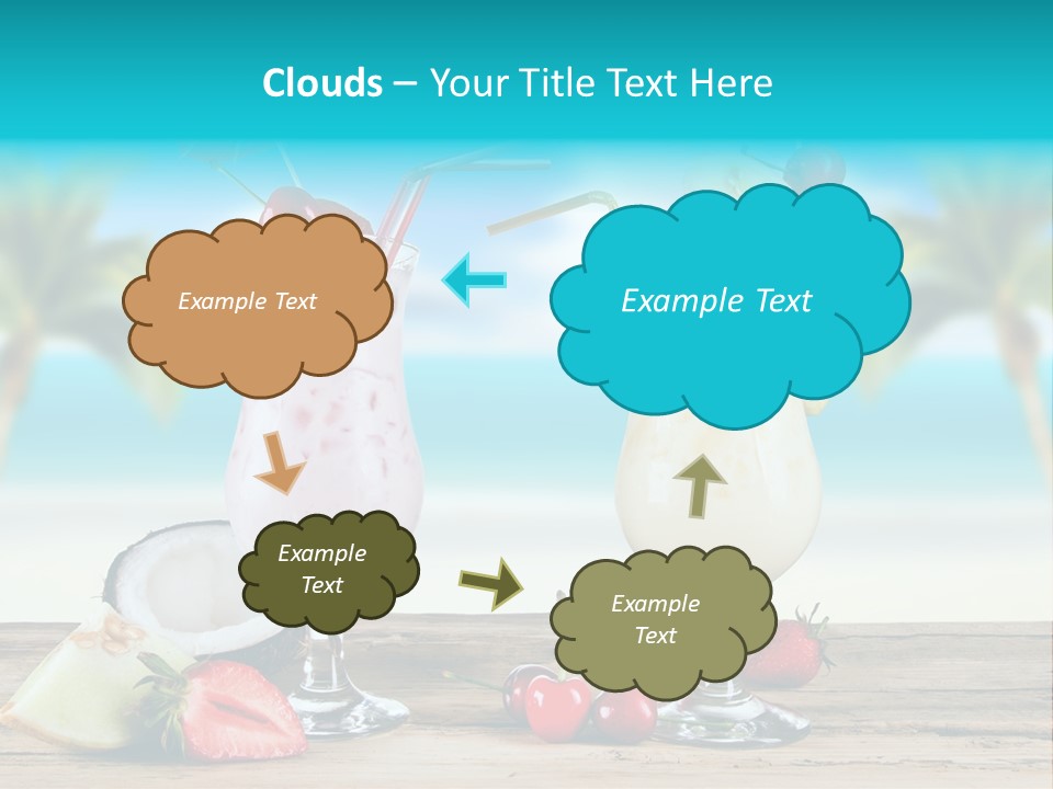 Cold Sky Summer PowerPoint Template