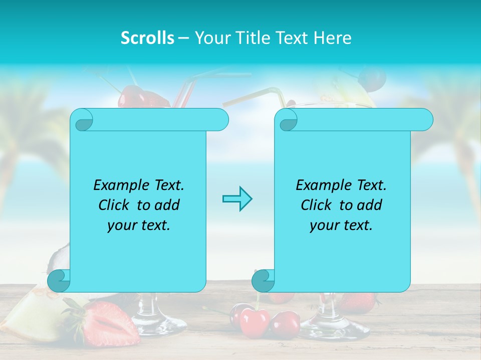 Cold Sky Summer PowerPoint Template