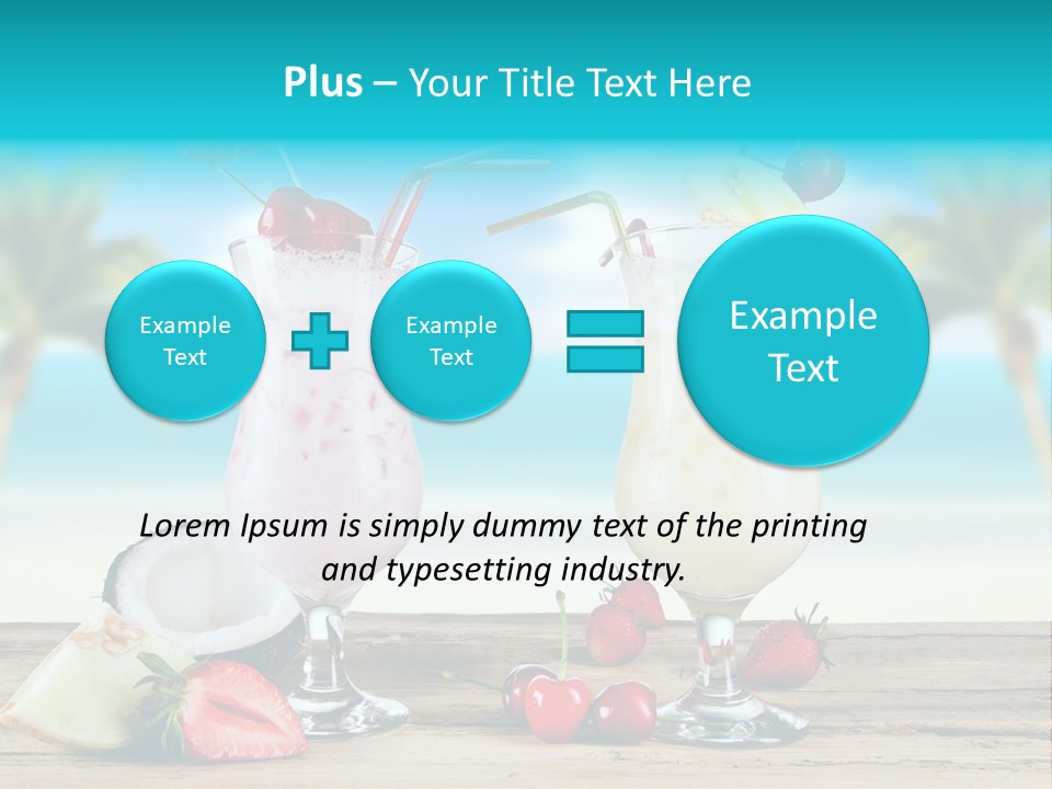 Cold Sky Summer PowerPoint Template