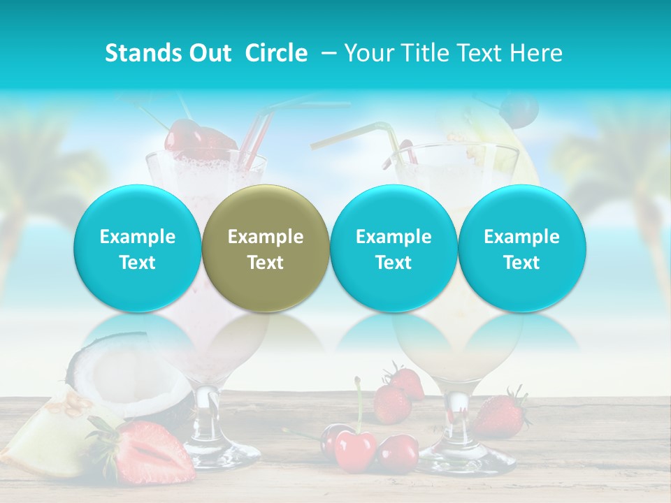 Cold Sky Summer PowerPoint Template