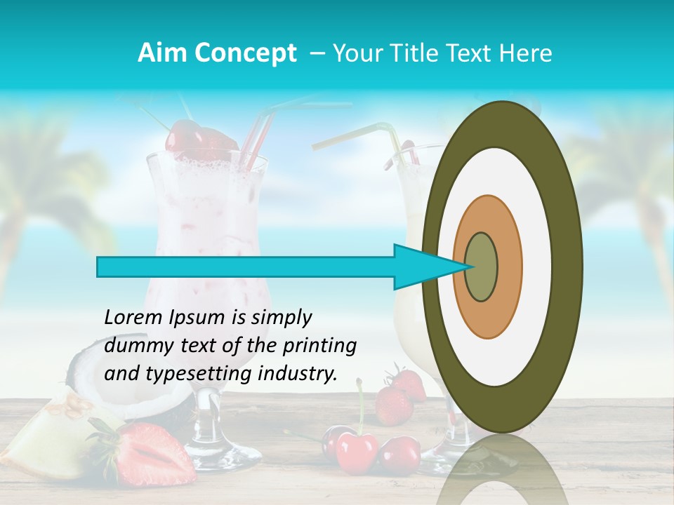 Cold Sky Summer PowerPoint Template