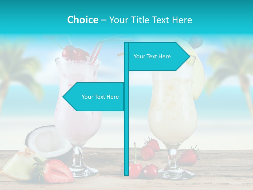 Cold Sky Summer PowerPoint Template