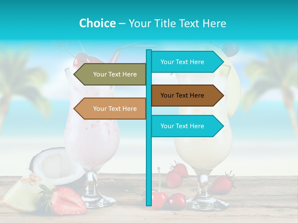 Cold Sky Summer PowerPoint Template
