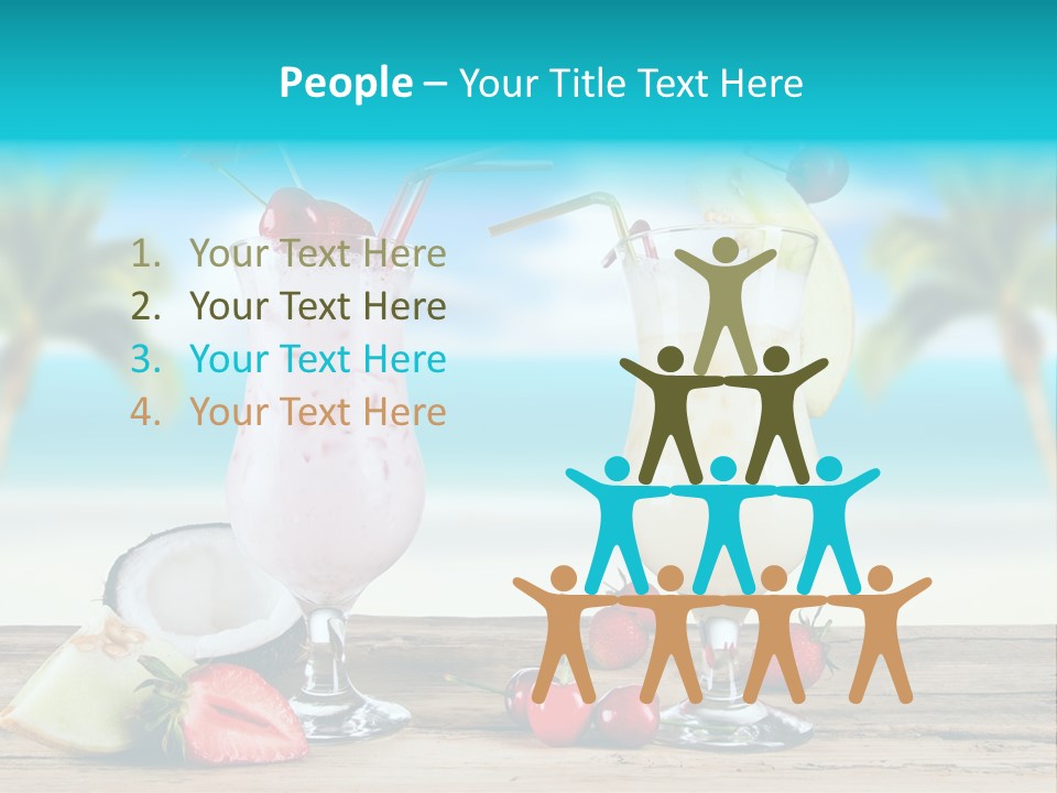 Cold Sky Summer PowerPoint Template