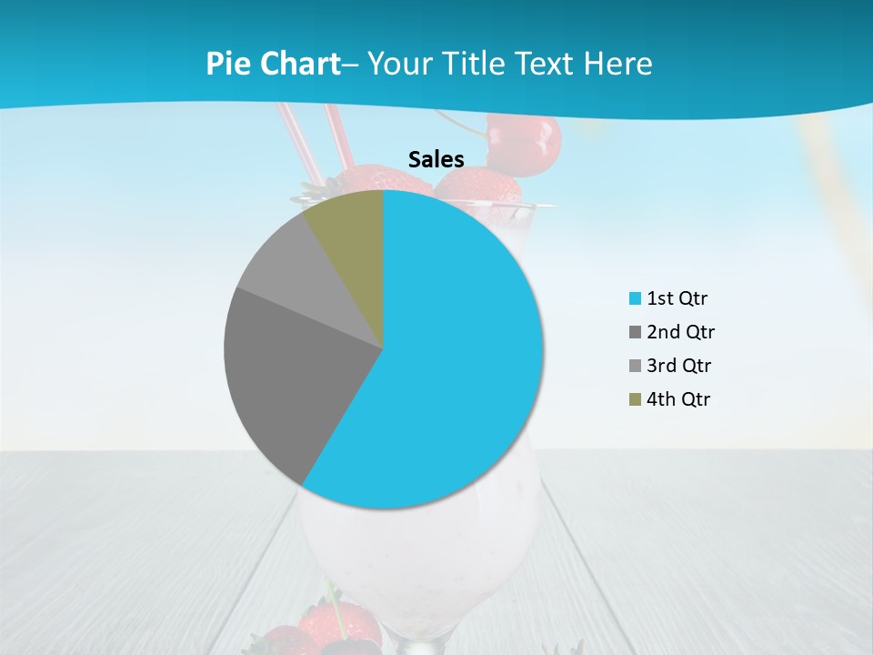 Glassware Sky Wood PowerPoint Template