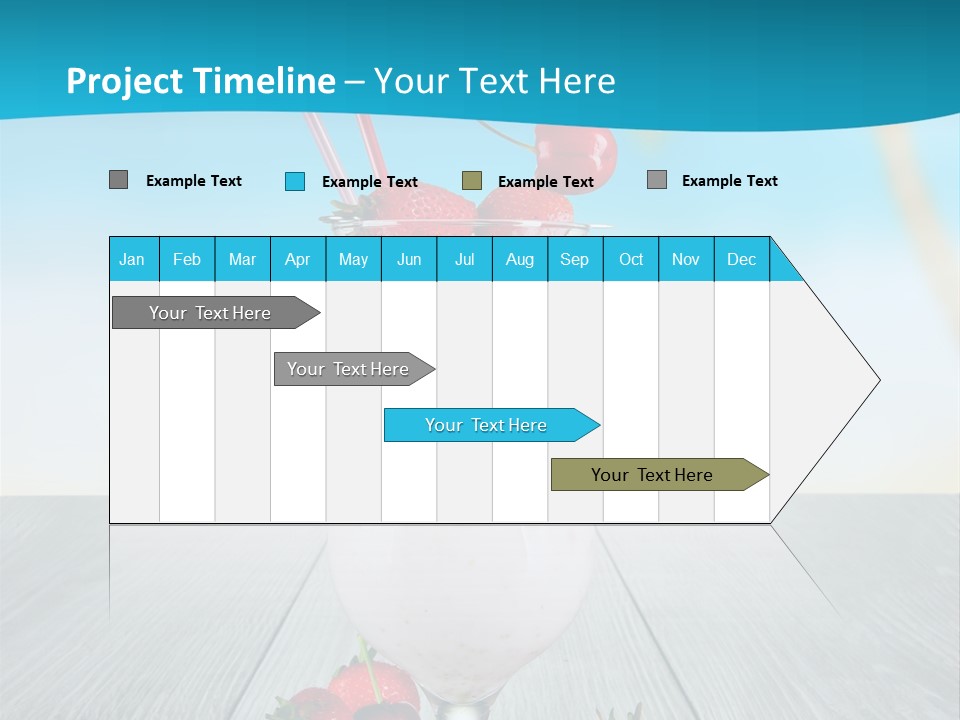 Glassware Sky Wood PowerPoint Template