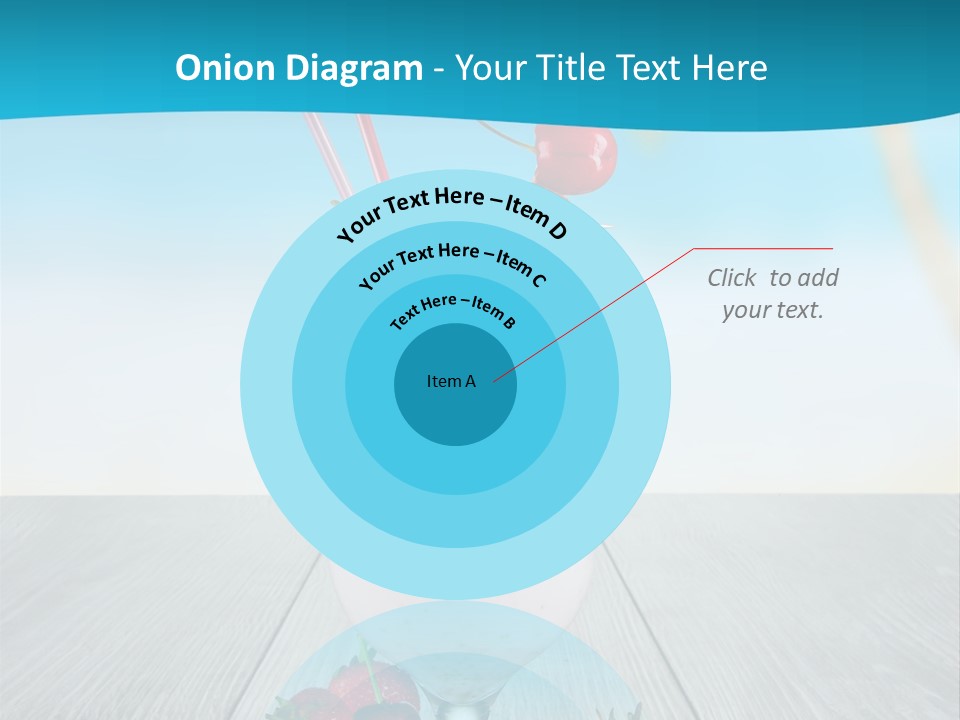 Glassware Sky Wood PowerPoint Template