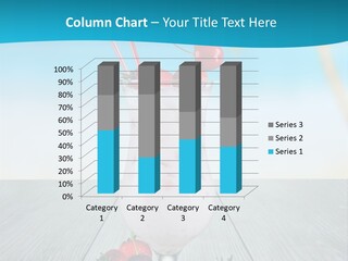 Glassware Sky Wood PowerPoint Template