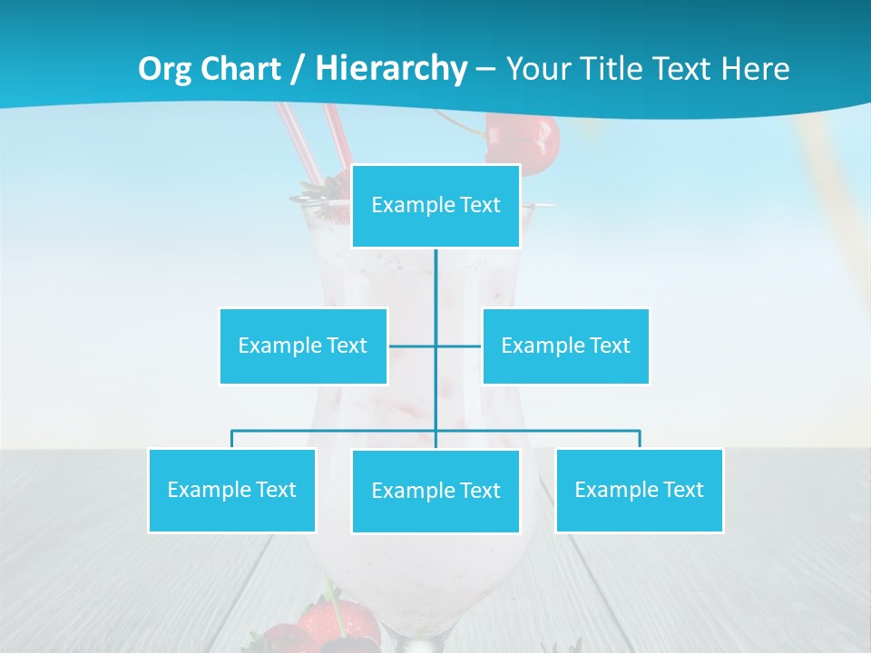 Glassware Sky Wood PowerPoint Template