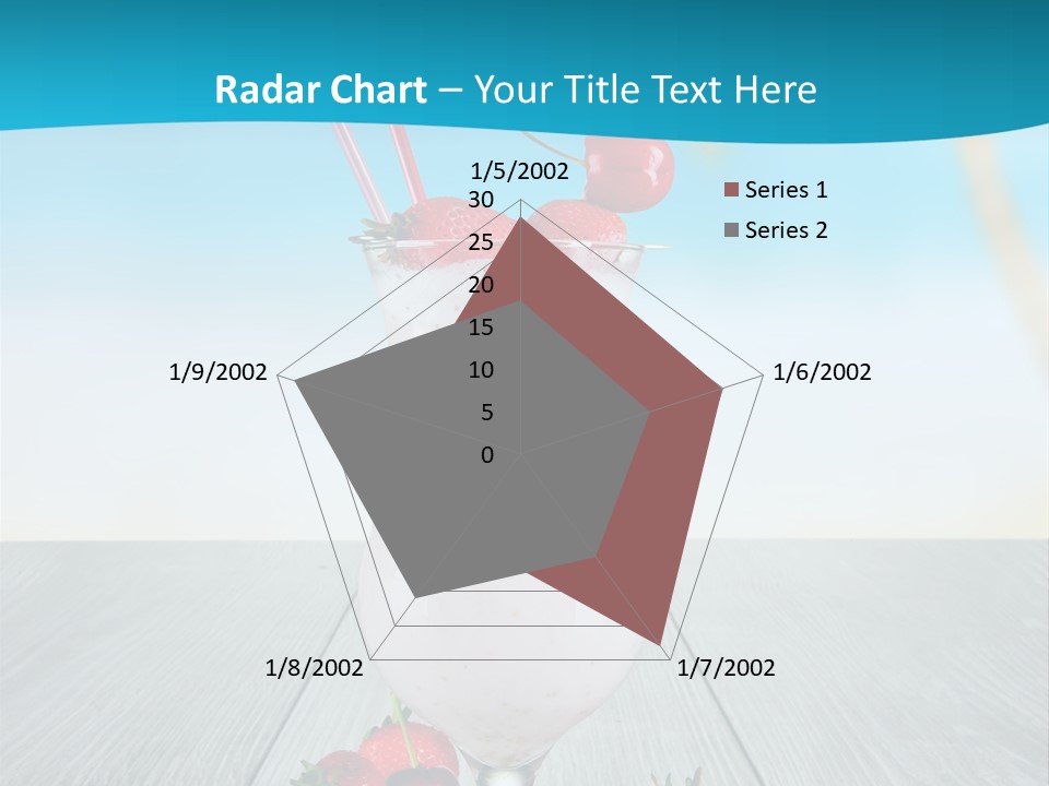 Glassware Sky Wood PowerPoint Template