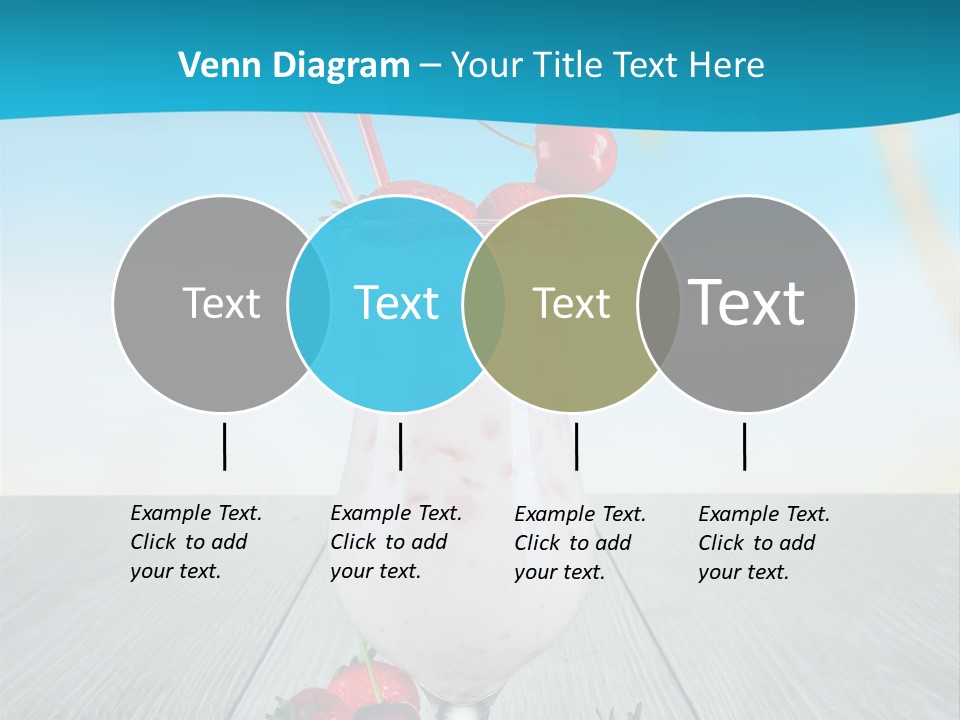 Glassware Sky Wood PowerPoint Template