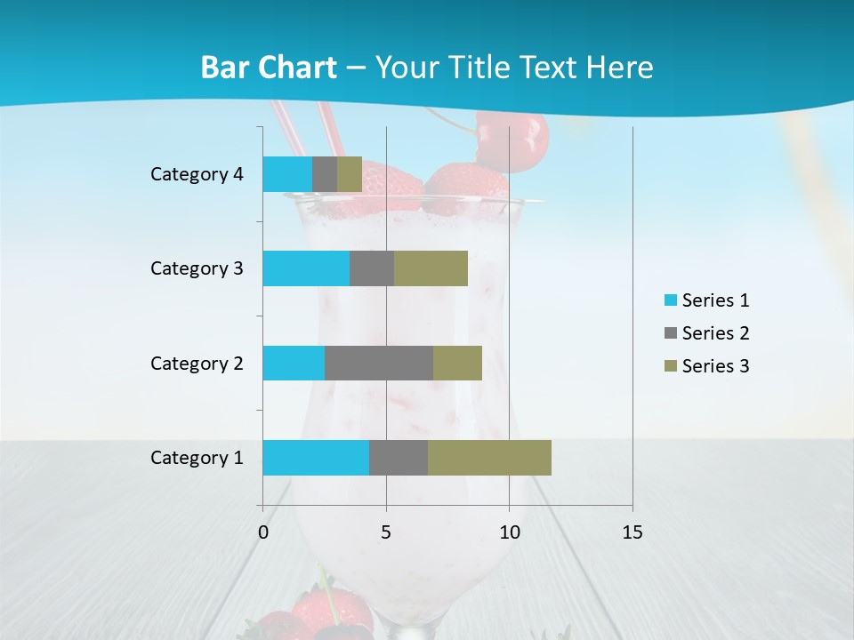 Glassware Sky Wood PowerPoint Template