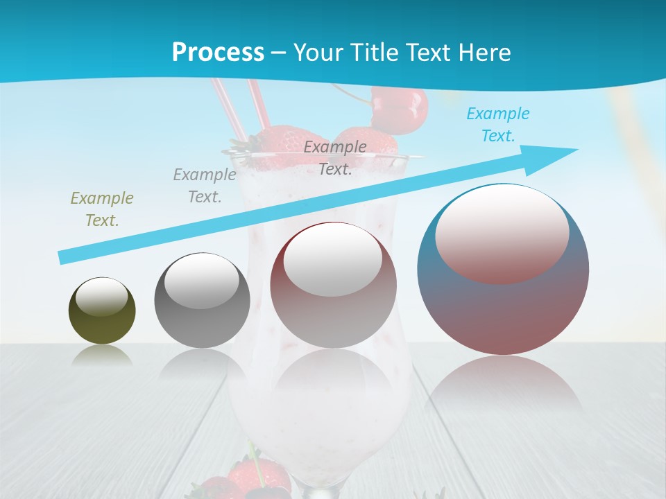 Glassware Sky Wood PowerPoint Template