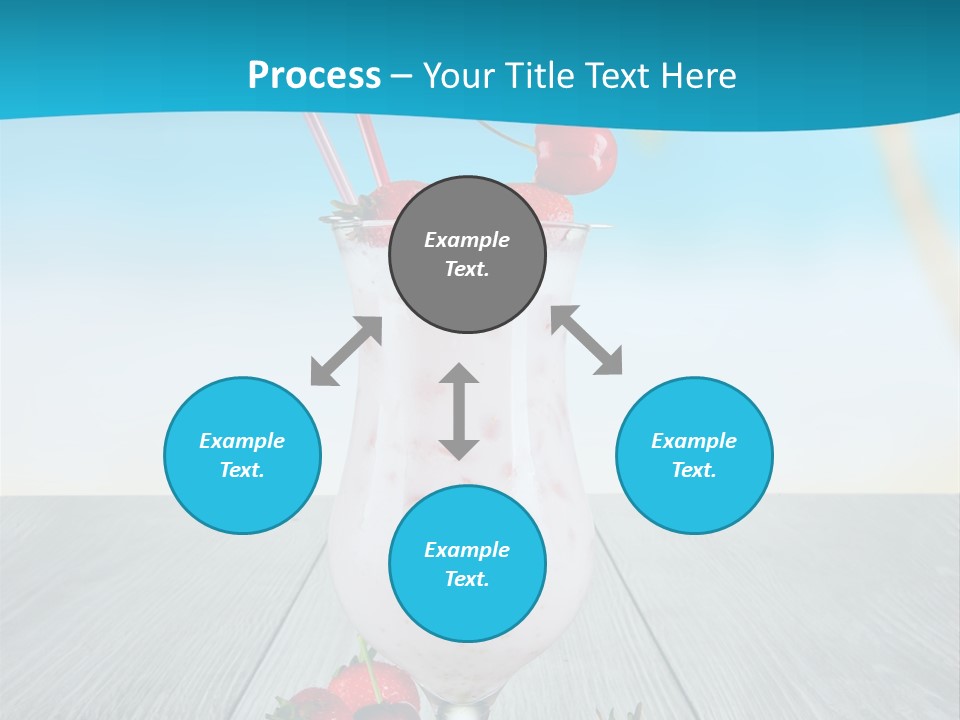 Glassware Sky Wood PowerPoint Template