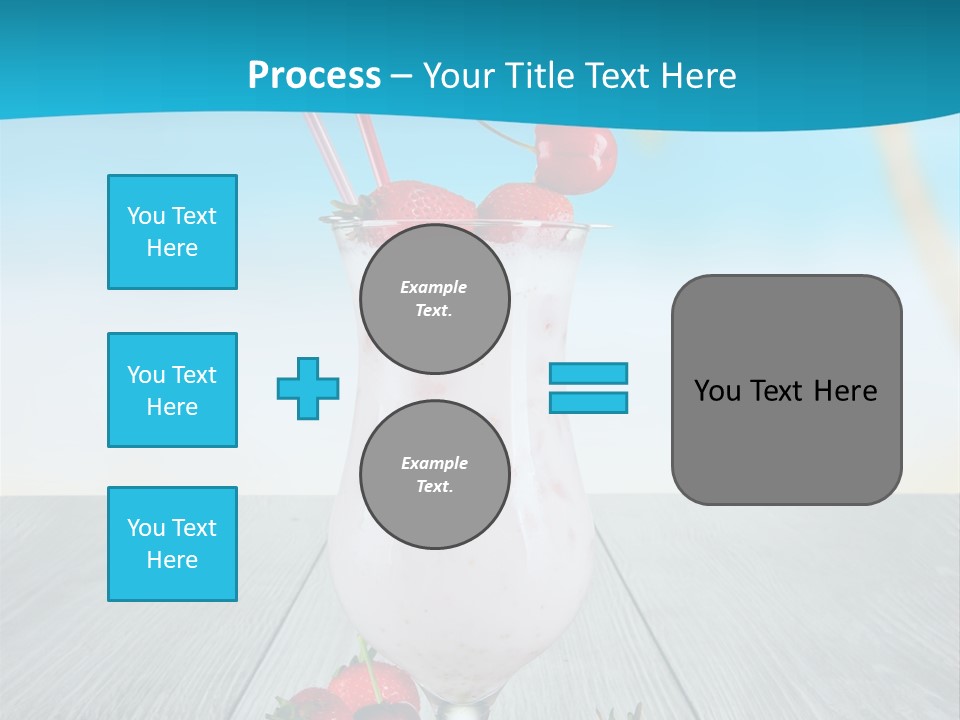 Glassware Sky Wood PowerPoint Template