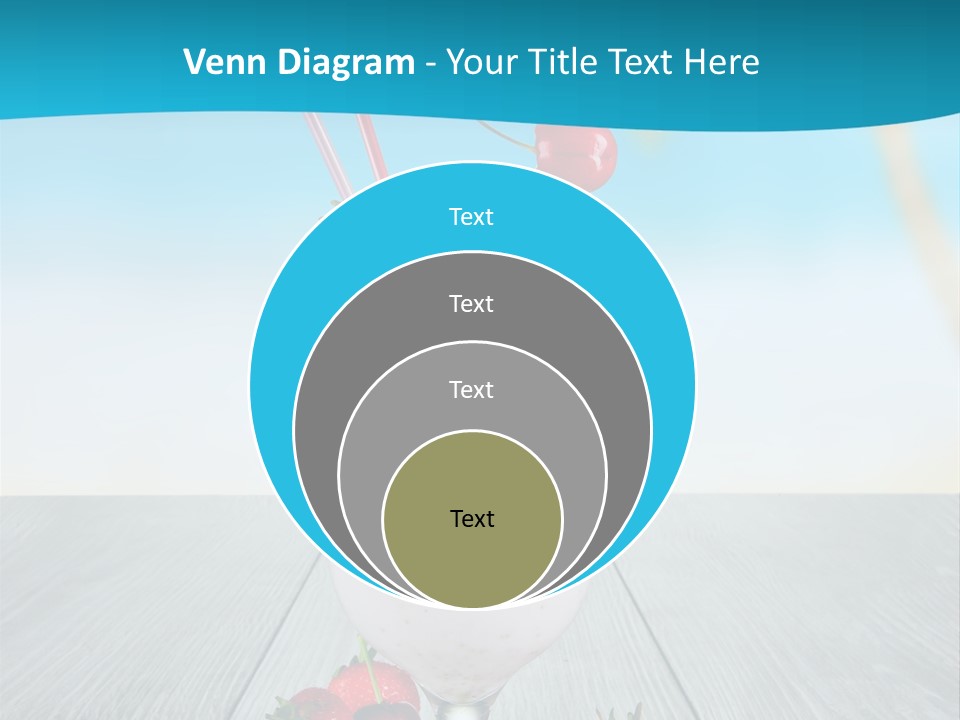 Glassware Sky Wood PowerPoint Template