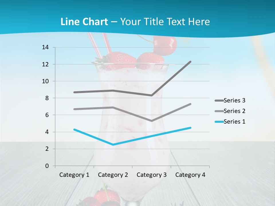 Glassware Sky Wood PowerPoint Template