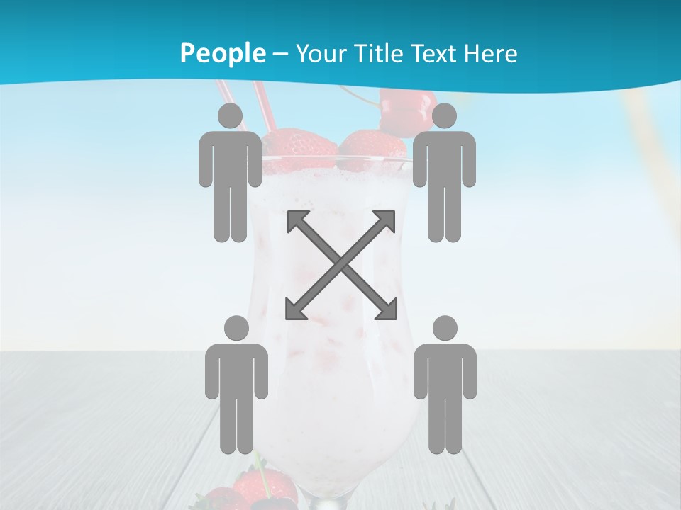 Glassware Sky Wood PowerPoint Template