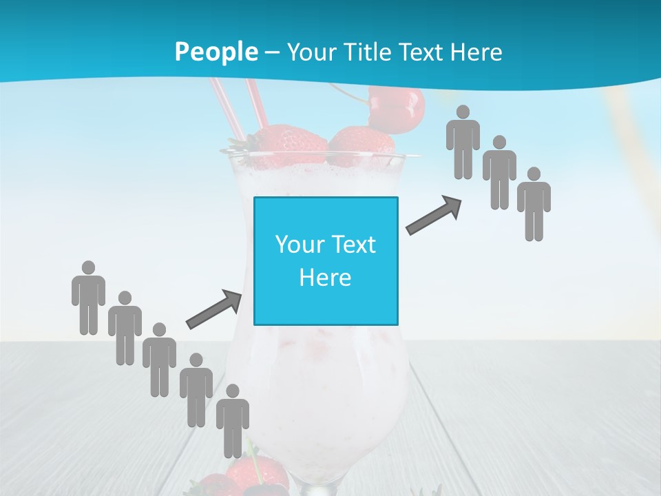Glassware Sky Wood PowerPoint Template