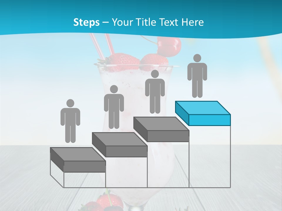 Glassware Sky Wood PowerPoint Template