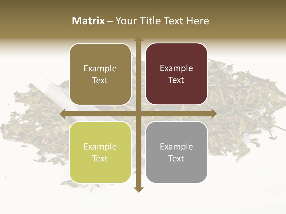Detail Joint Marijuana PowerPoint Template