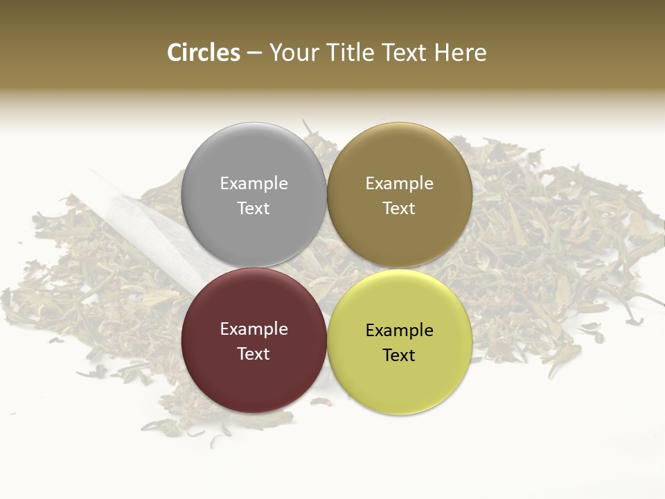 Detail Joint Marijuana PowerPoint Template