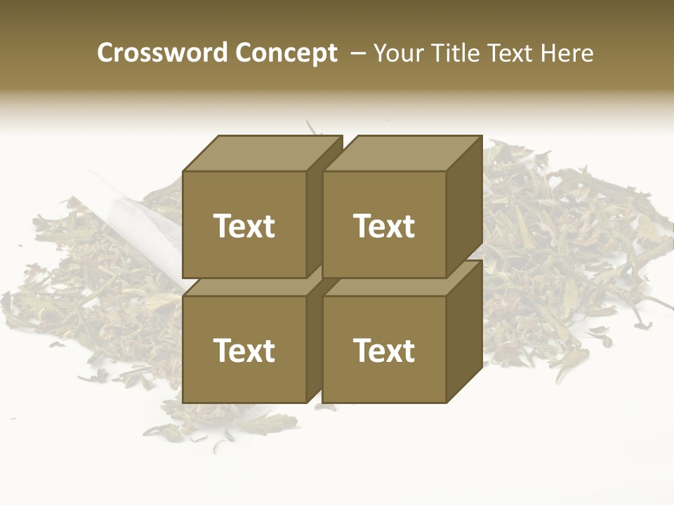 Detail Joint Marijuana PowerPoint Template