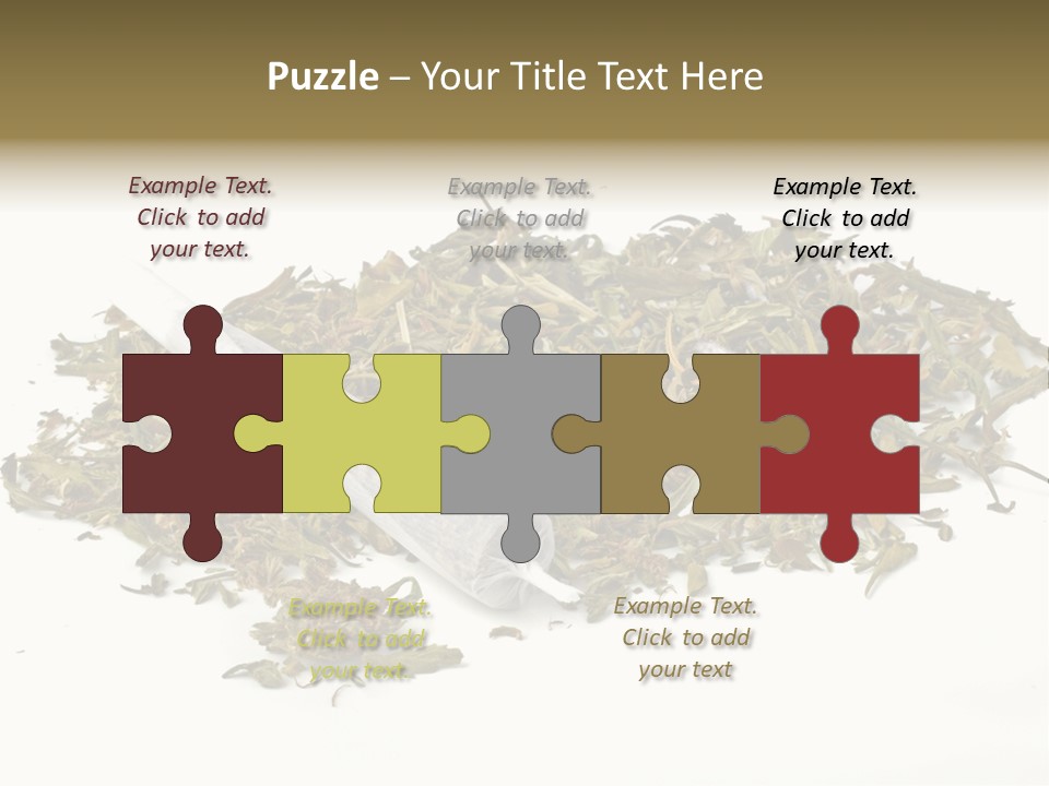 Detail Joint Marijuana PowerPoint Template