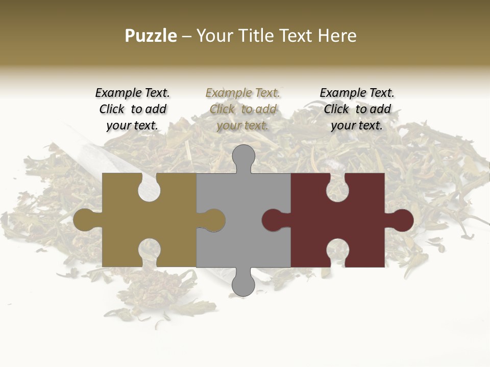 Detail Joint Marijuana PowerPoint Template