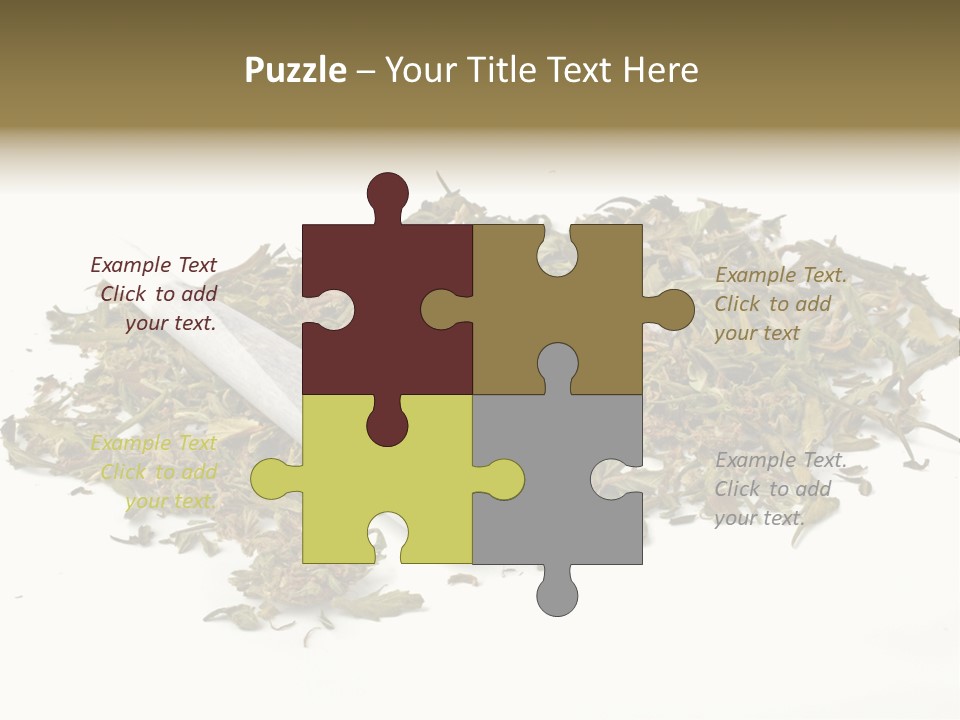 Detail Joint Marijuana PowerPoint Template