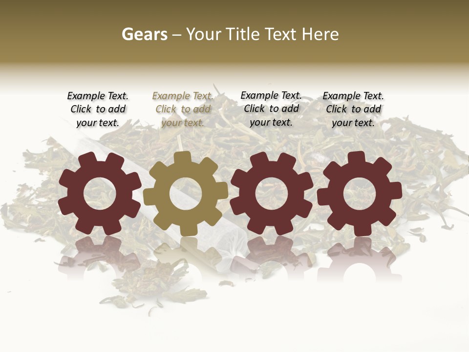 Detail Joint Marijuana PowerPoint Template