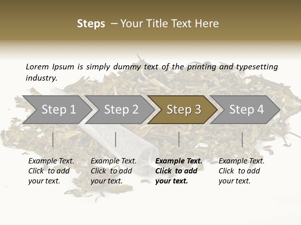 Detail Joint Marijuana PowerPoint Template