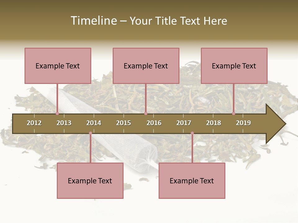 Detail Joint Marijuana PowerPoint Template