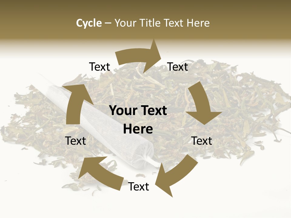 Detail Joint Marijuana PowerPoint Template