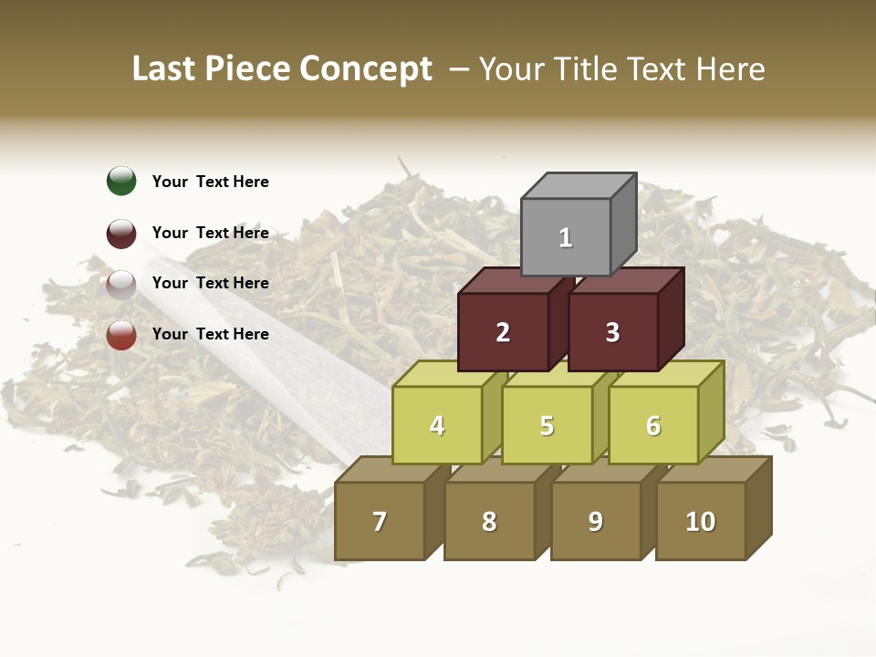 Detail Joint Marijuana PowerPoint Template
