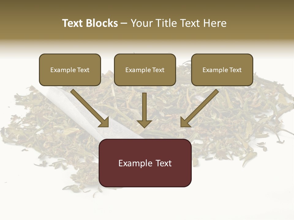 Detail Joint Marijuana PowerPoint Template