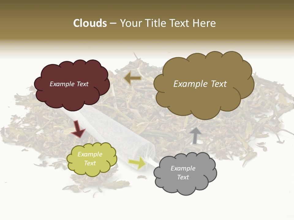 Detail Joint Marijuana PowerPoint Template