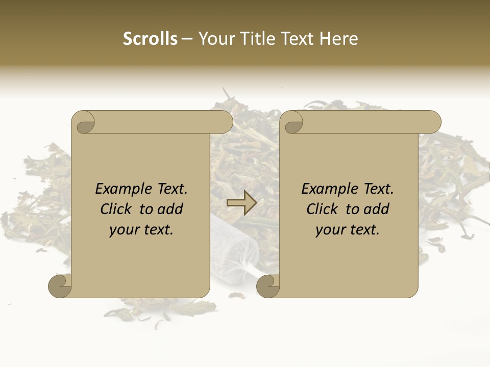 Detail Joint Marijuana PowerPoint Template